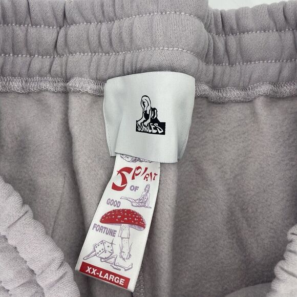 Jungles For Every Problem Sweatpants Men's 2XL Gray Graphic Print Drawstring - Picture 6 of 16